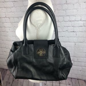 Kate Spade pebbled leather shoulder bag black